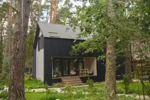 Новый домик для отдыха в сосновом бору Бунырево
