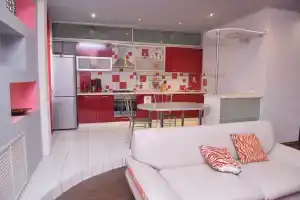 Яркая двухкомнатная квартира в центре города