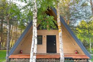 Домик 4 A-Frame с купелью, Красный Огорок