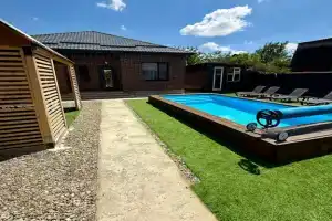 Уютный домик с баней и теплым бассейном, Краснодар