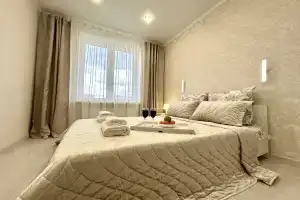 Уютная евро двухкомнатная с дистанционным заездом, Уфа