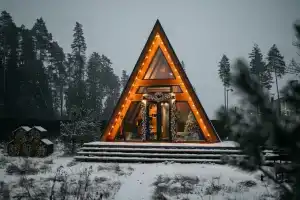 Фыр-Фыр-Фрейм Дом с баней и банным чаном, Дядькино