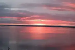Сногсшибательный рассвет с видом на Волгу. Евродвушка, Чебоксары