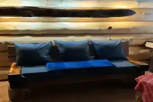 Домик до 4 человек, безлимитная горячая купель, рядом Минское море