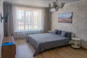 Уютная квартира у фонтана с видом на сквер, Ставрополь