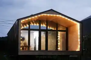 Барнхаус с баней и сибирским чаном в Красном Ключе