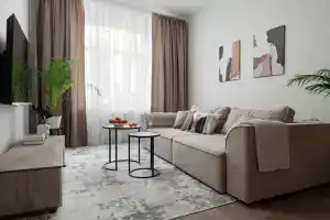 Квартира-трансформер у Патриарших: с камином и детской зоной, Москва
