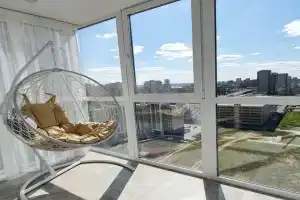 Видовые апартаменты рядом с набережной, аквапарком Ривьера, с парковкой