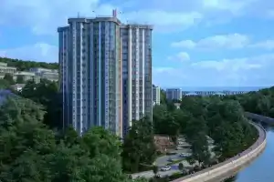 Евро студия на равнине с видом на горы, рядом море и лечебница Мацеста, Мацеста