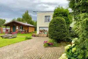 Дом с камином и баня на дровах в Гатчинском районе