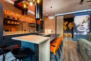 Luxury apartment in loft style, Минск