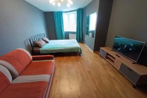 Просторная однокомнатная квартира с широкой лоджией