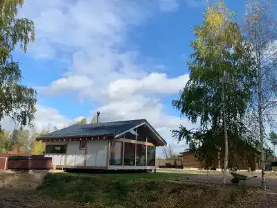 Дом с баней в глемпинге Байкал - 41