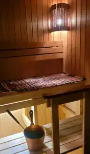 Дом с баней на берегу озера - 21