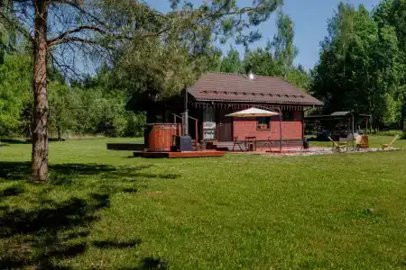 Дом Zarechye с русской баней и горячей купелью - 52