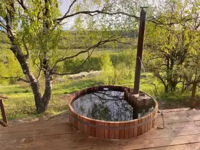 Шале с горячей купелью - 59