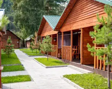 Altay Bereg в Горах На Берегу Реки - 7