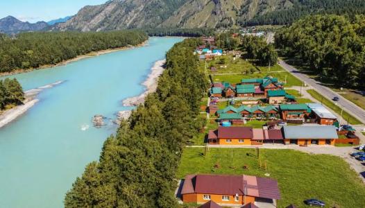 Altay Bereg в Горах На Берегу Реки - 19