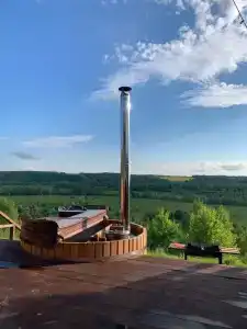 Шале с горячей купелью - 79