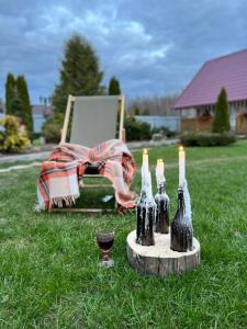 Домик в лесу с баней в Есинке - 14