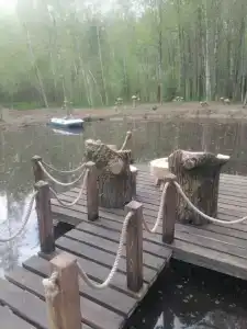 Домик в лесу с баней в Есинке - 28