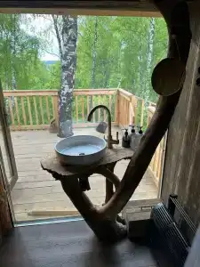 Шале с горячей купелью - 160