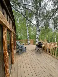 Шале с горячей купелью - 159