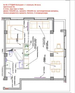 Квартиры на Цветочной 34 - 1177