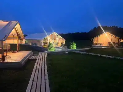 Глэмпинг на реке Мегра - 4