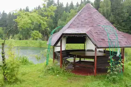 Дом на берегу реки с баней на дровах в Шилово - 29