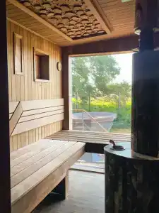 Частный дом с баней и чаном у воды и леса - 59