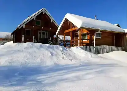 Дом с баней на берегу озера - 9