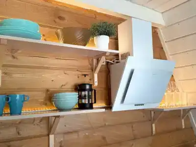 Уютные домики A-Frame с банным комплексом - 29