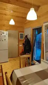 Барнхаус с баней и панорамными окнами - 27