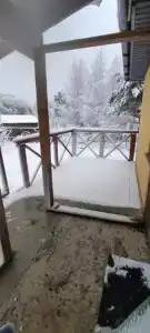 Полдома с террасой и видом на сад - 17
