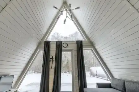 Уютные домики A-Frame с банным комплексом - 137