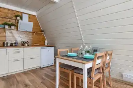 Уютные домики A-Frame с банным комплексом - 100