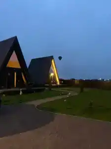 Уютные домики A-Frame с банным комплексом - 23