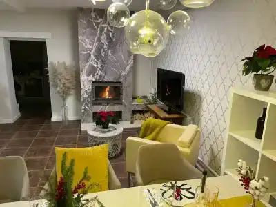 Красивый и уютный дом с камином у Медного Озера. - 8
