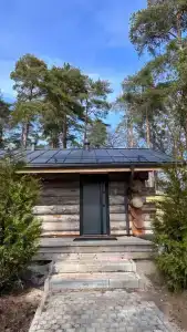 Эко дом из окаменевшей сосны-кело - 22