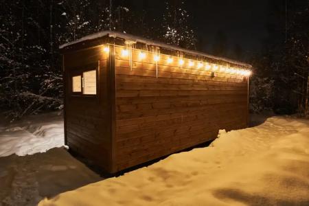 Коттедж A-frame на участке 20 соток - 15