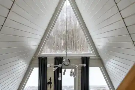 Уютные домики A-Frame с банным комплексом - 57