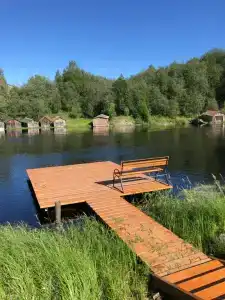 Коттедж на берегу реки - 22