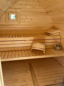 Дом A-frame с баней и купелью в сосновом лесу - 22