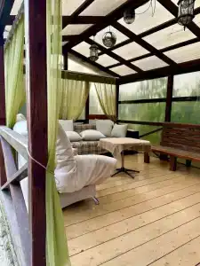 Шартруз Красное - сад, веранда и баня - 65