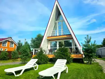 Шалаш в Снегиревке с баней