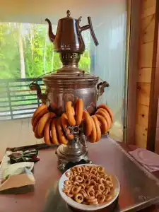 Коттедж с баней, горячей купелью, летним бассейном - 32