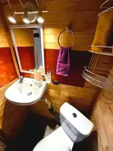 Шале с панорамным видом на Минское море - 64