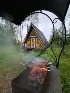 Шале в лесу в Подмосковье - 64