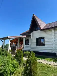 Бревенчатый дом в Русском стиле - 1